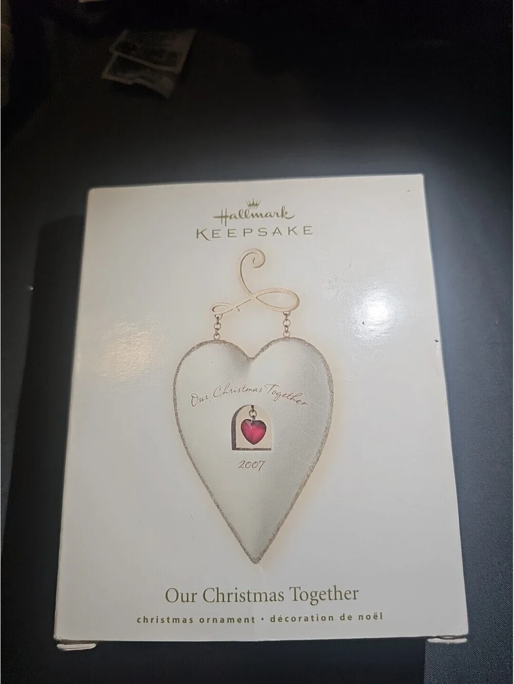Our Christmas Together 2007 Hallmark Keepsake Ornament QXG6439